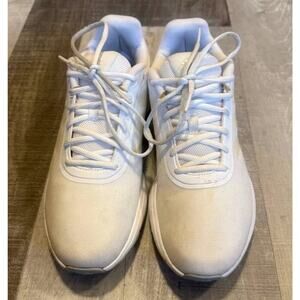 Adidas Cloudfoam Running Sneakers Shoes Womens Size 11 White Lace Up HWI 28Y001